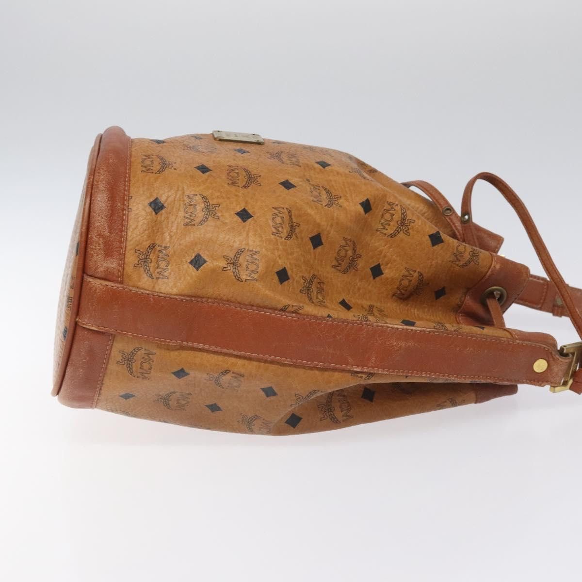 MCM Visetos Brown Canvas Shoulder Bag (Pre-Owned) Size ONE SIZE - 4 Thumbnail
