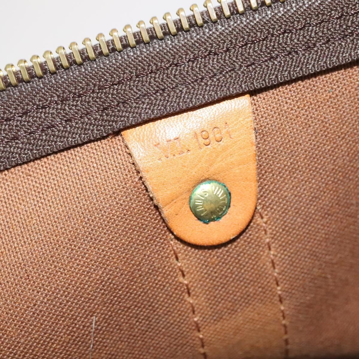 Louis Vuitton Keepall Bandoulière 60 Brown Canvas Travel Bag (Pre-Owned) Size ONE SIZE - 16 Thumbnail