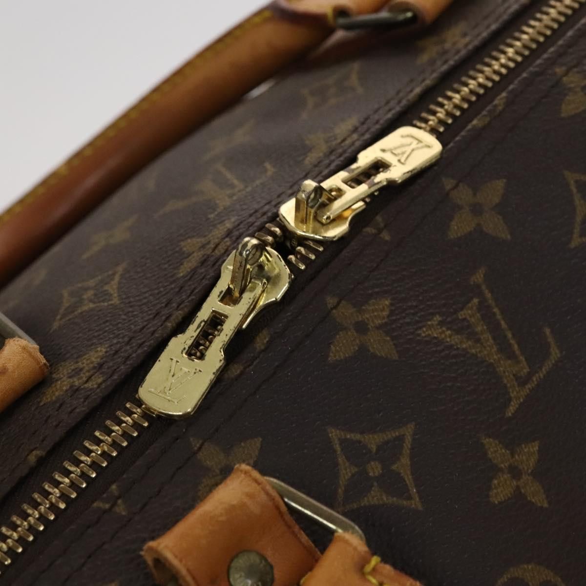 Louis Vuitton Keepall Bandoulière 60 Brown Canvas Travel Bag (Pre-Owned) Size ONE SIZE - 12 Thumbnail