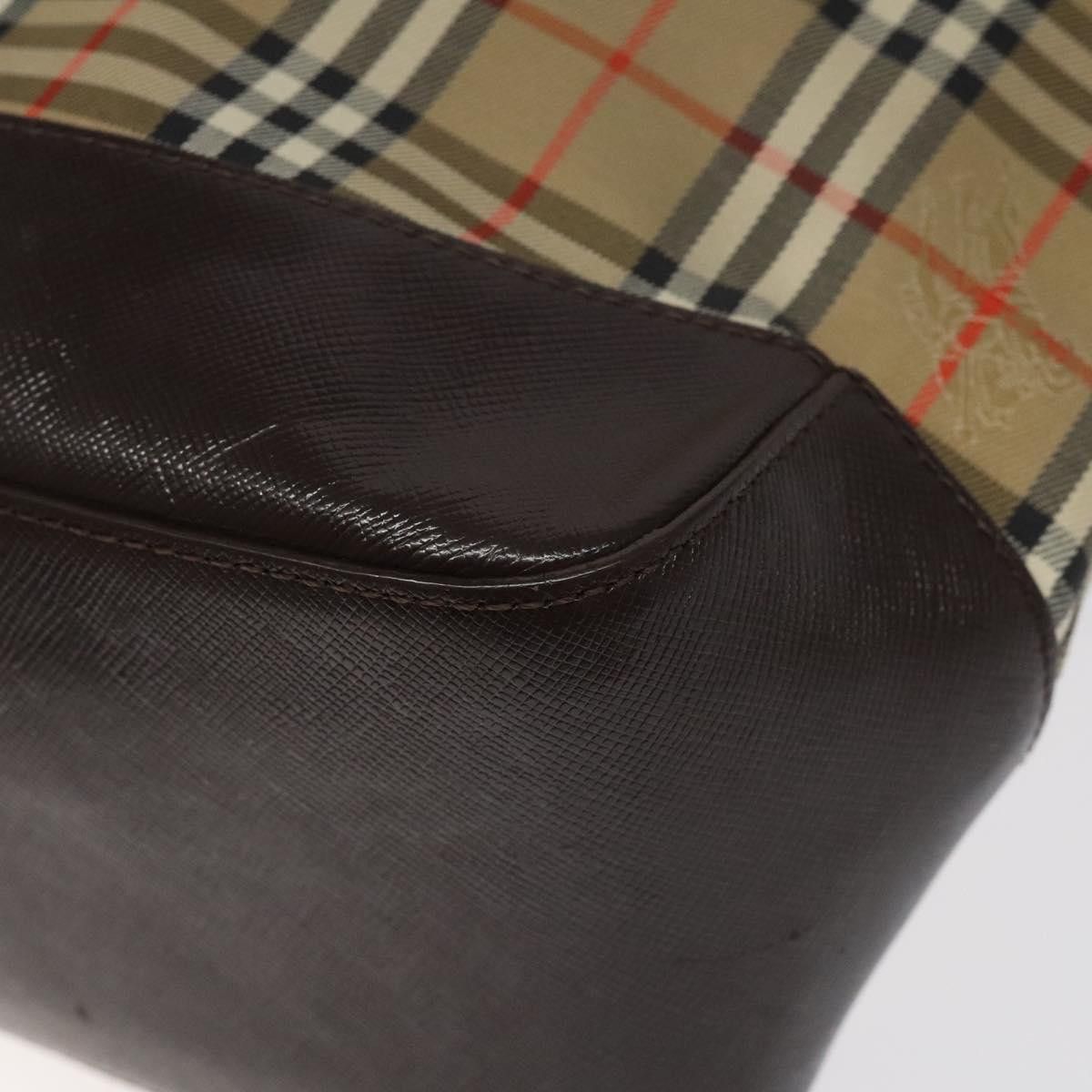 Burberry Nova Check Beige Canvas Tote Bag (Pre-Owned) Size ONE SIZE - 18 Thumbnail