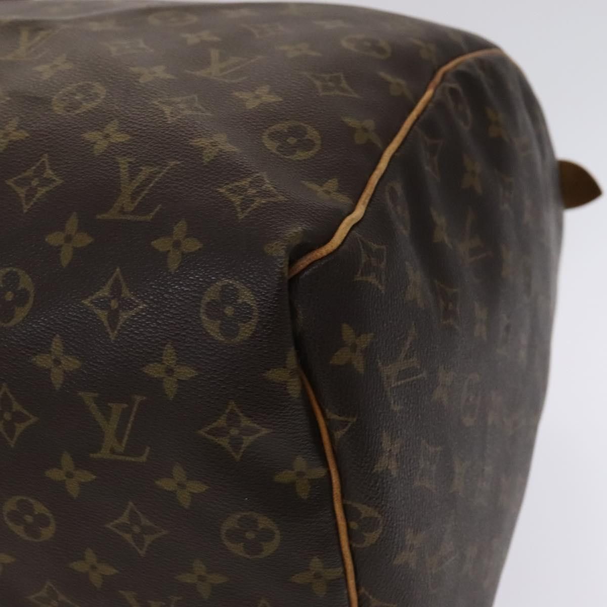 Louis Vuitton Keepall 60 Brown Canvas Travel Bag (Pre-Owned) Size ONE SIZE - 7 Thumbnail