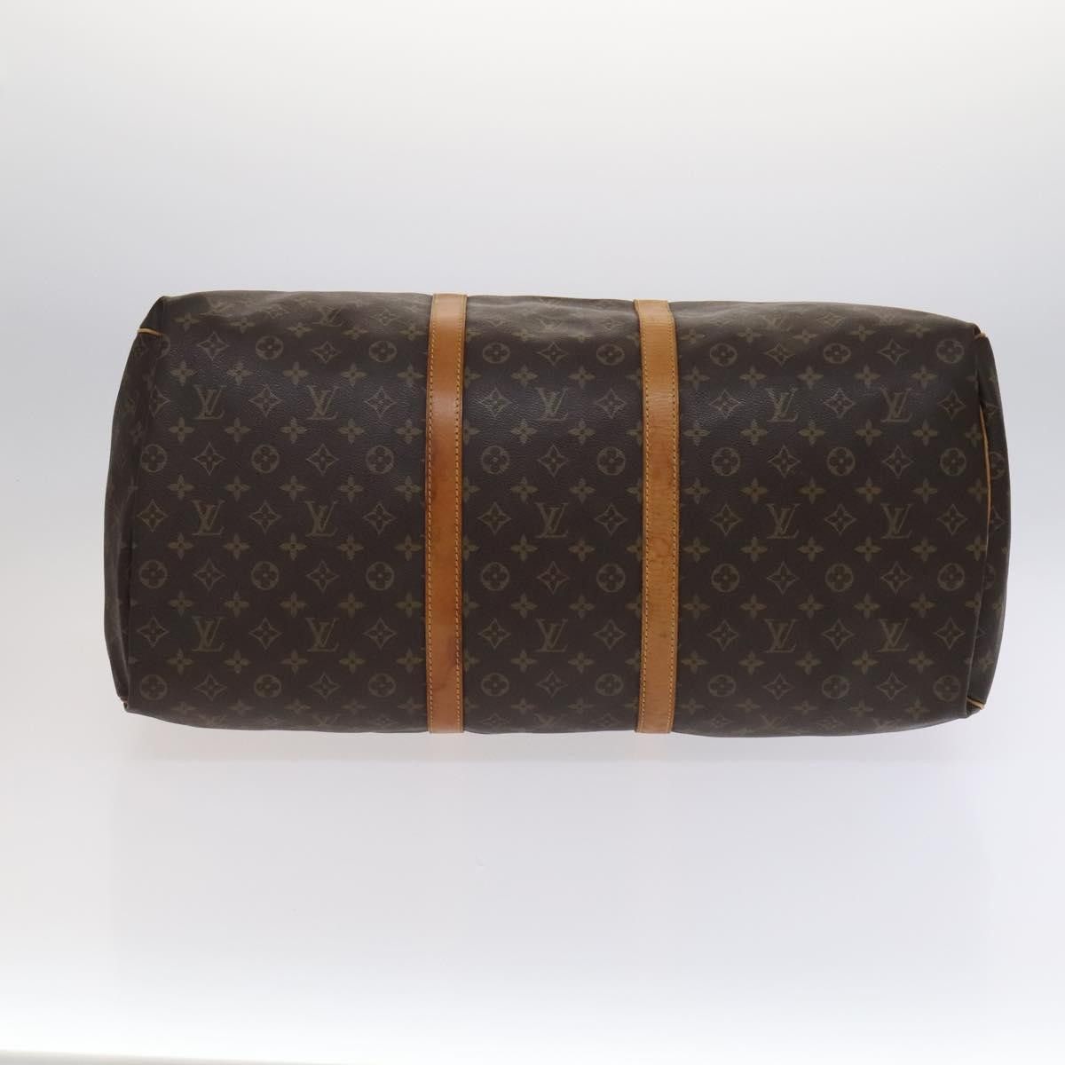 Louis Vuitton Keepall 60 Brown Canvas Travel Bag (Pre-Owned) Size ONE SIZE - 6 Thumbnail