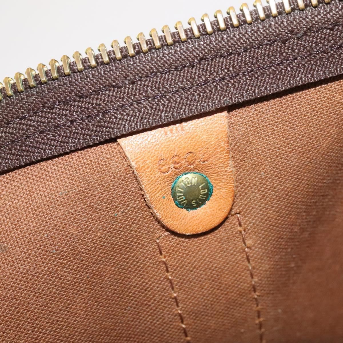 Louis Vuitton Keepall 60 Brown Canvas Travel Bag (Pre-Owned) Size ONE SIZE - 10 Thumbnail
