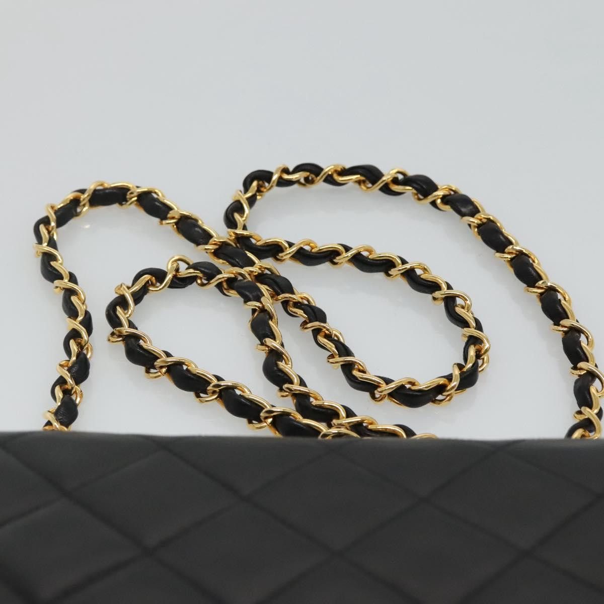 Chanel Diana Black Leather Shoulder Bag (Pre-Owned) Size ONE SIZE - 7 Thumbnail