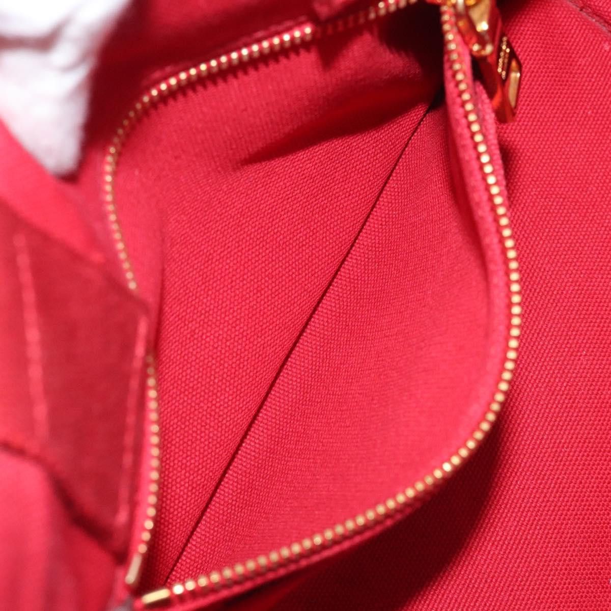 Prada Canapa Red Canvas Tote Bag (Pre-Owned) Size ONE SIZE - 14 Thumbnail