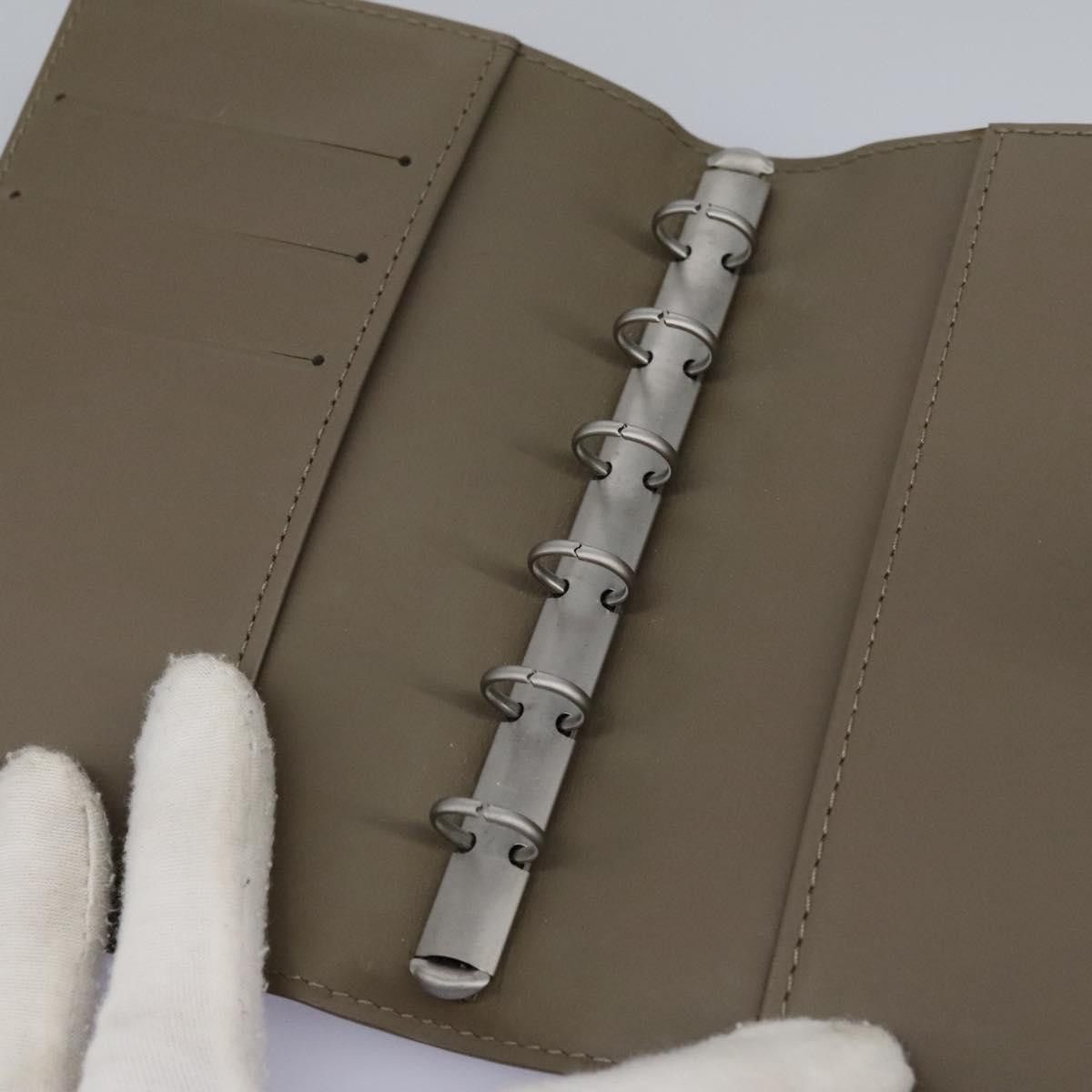 Louis Vuitton Agenda Cover Grey Leather Wallet (Pre-Owned) Size ONE SIZE - 8 Thumbnail