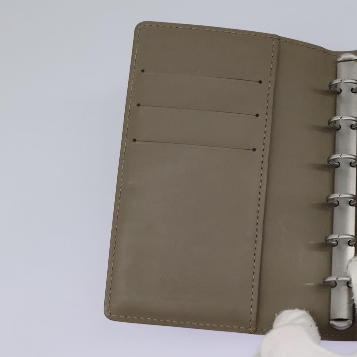 Louis Vuitton Agenda Cover Grey Leather Wallet (Pre-Owned) Size ONE SIZE - 16 Thumbnail