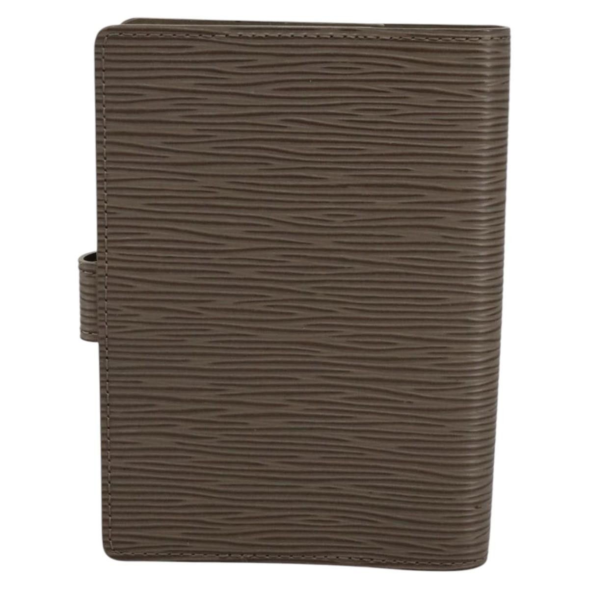 Louis Vuitton Agenda Cover Grey Leather Wallet (Pre-Owned) Size ONE SIZE - 2 Thumbnail