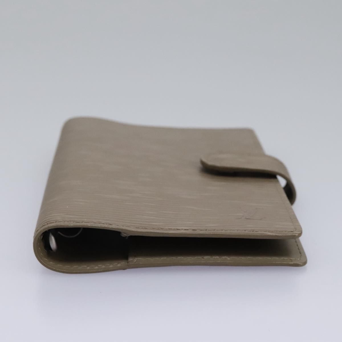 Louis Vuitton Agenda Cover Grey Leather Wallet (Pre-Owned) Size ONE SIZE - 3 Thumbnail