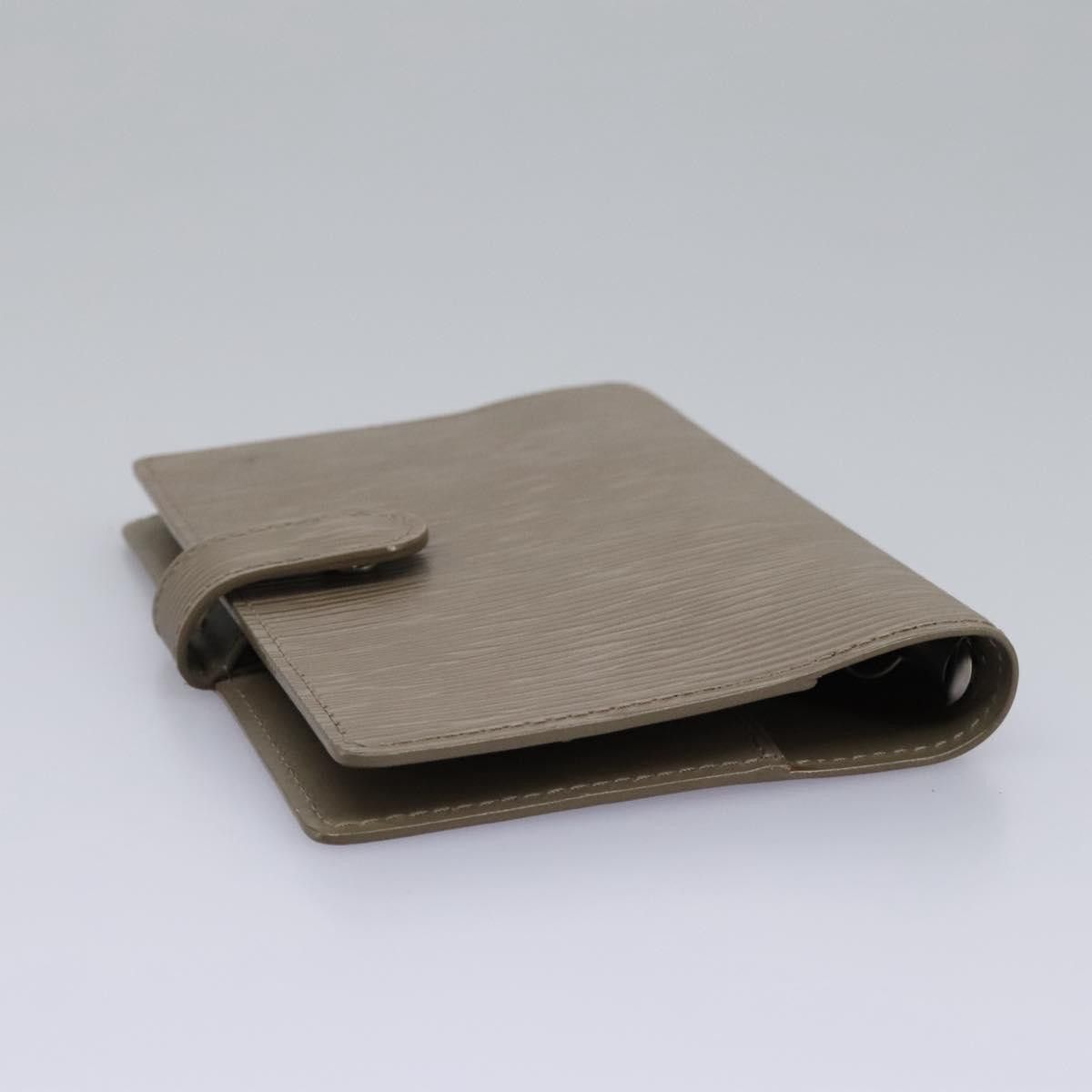 Louis Vuitton Agenda Cover Grey Leather Wallet (Pre-Owned) Size ONE SIZE - 4 Thumbnail