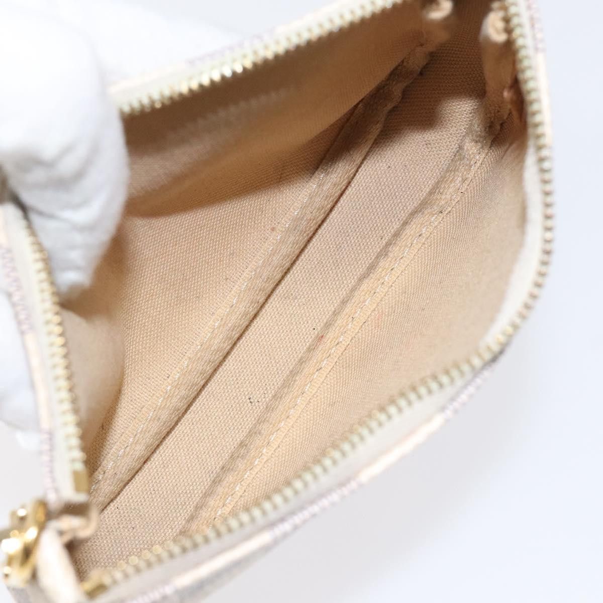 Louis Vuitton Pochette Accessoire White Canvas Clutch Bag (Pre-Owned) Size ONE SIZE - 14 Thumbnail