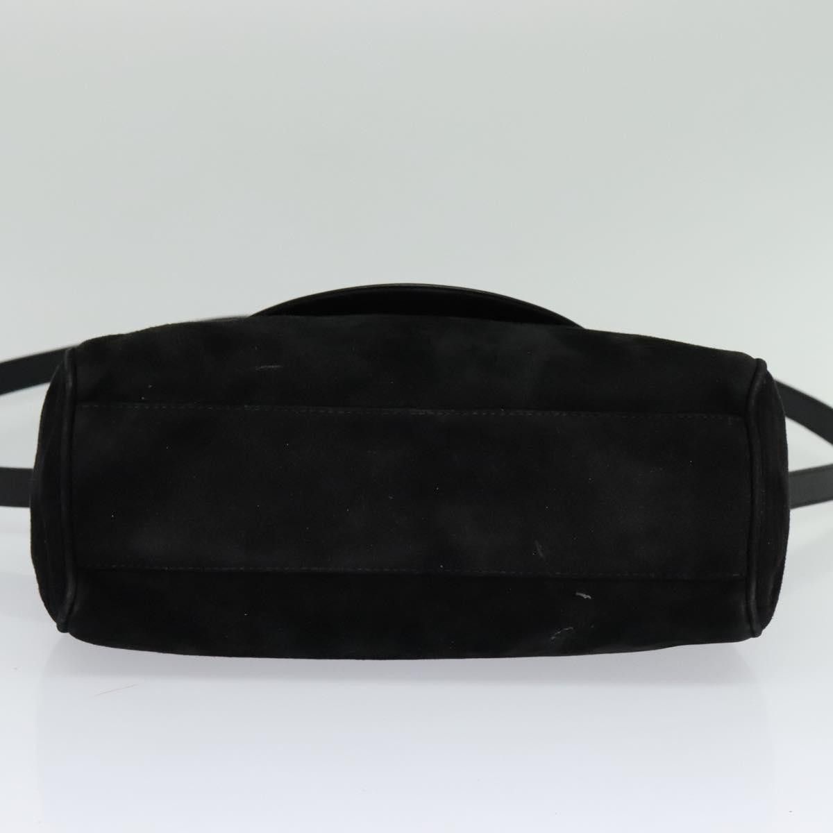 Salvatore Ferragamo Black Leather Handbag (Pre-Owned) Size ONE SIZE - 6 Thumbnail