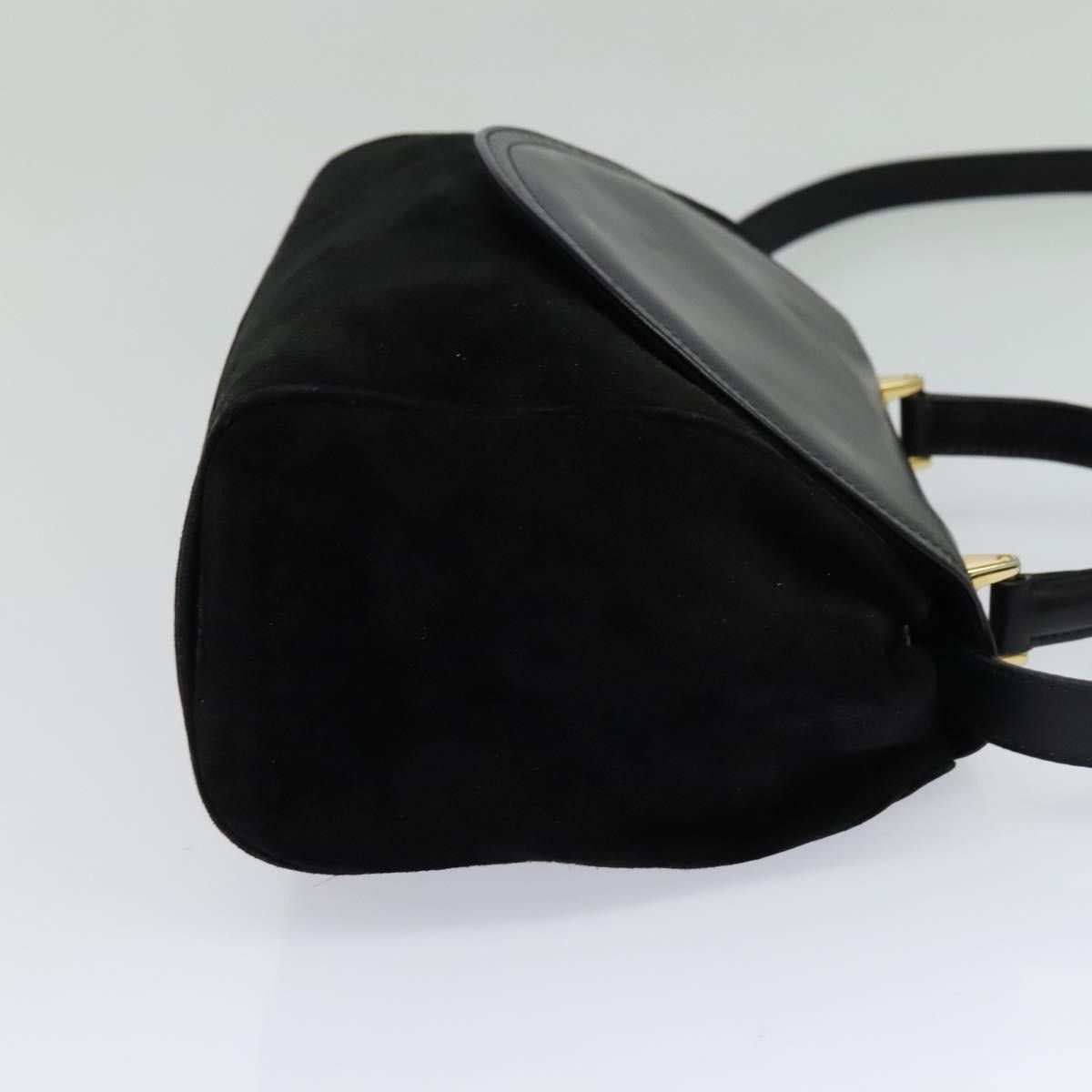 Salvatore Ferragamo Black Leather Handbag (Pre-Owned) Size ONE SIZE - 4 Thumbnail
