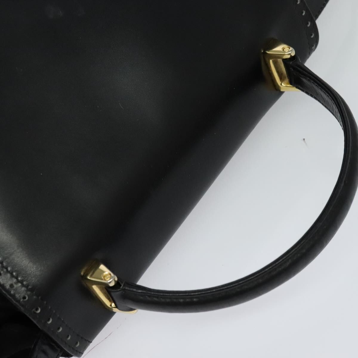 Salvatore Ferragamo Black Leather Handbag (Pre-Owned) Size ONE SIZE - 17 Thumbnail
