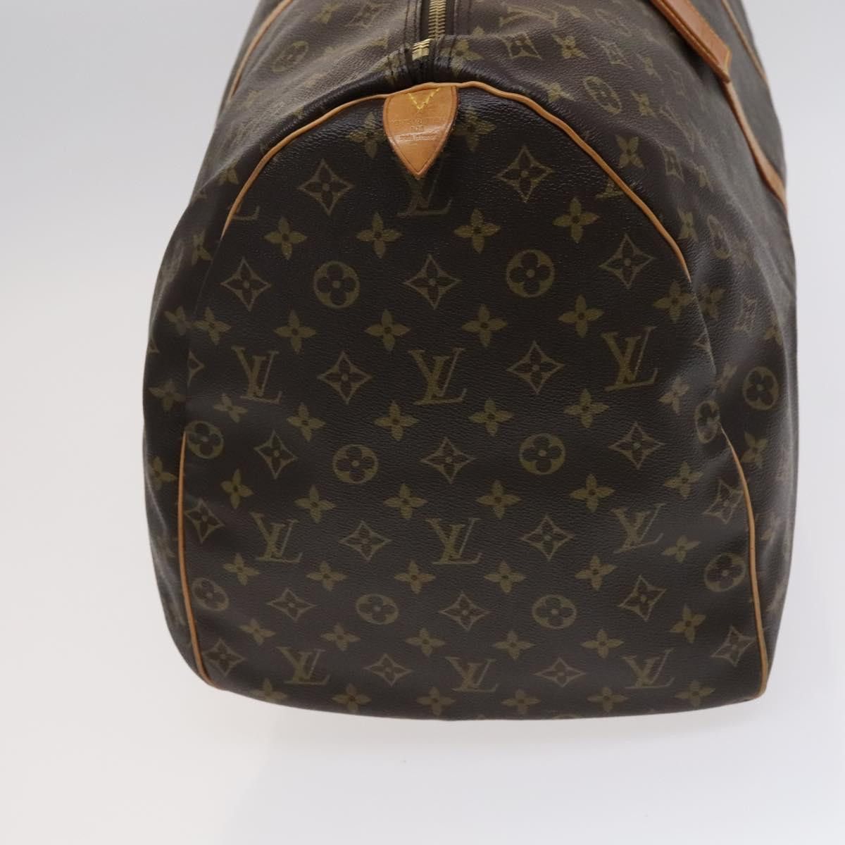 Louis Vuitton Keepall 60 Brown Canvas Travel Bag (Pre-Owned) Size ONE SIZE - 4 Thumbnail