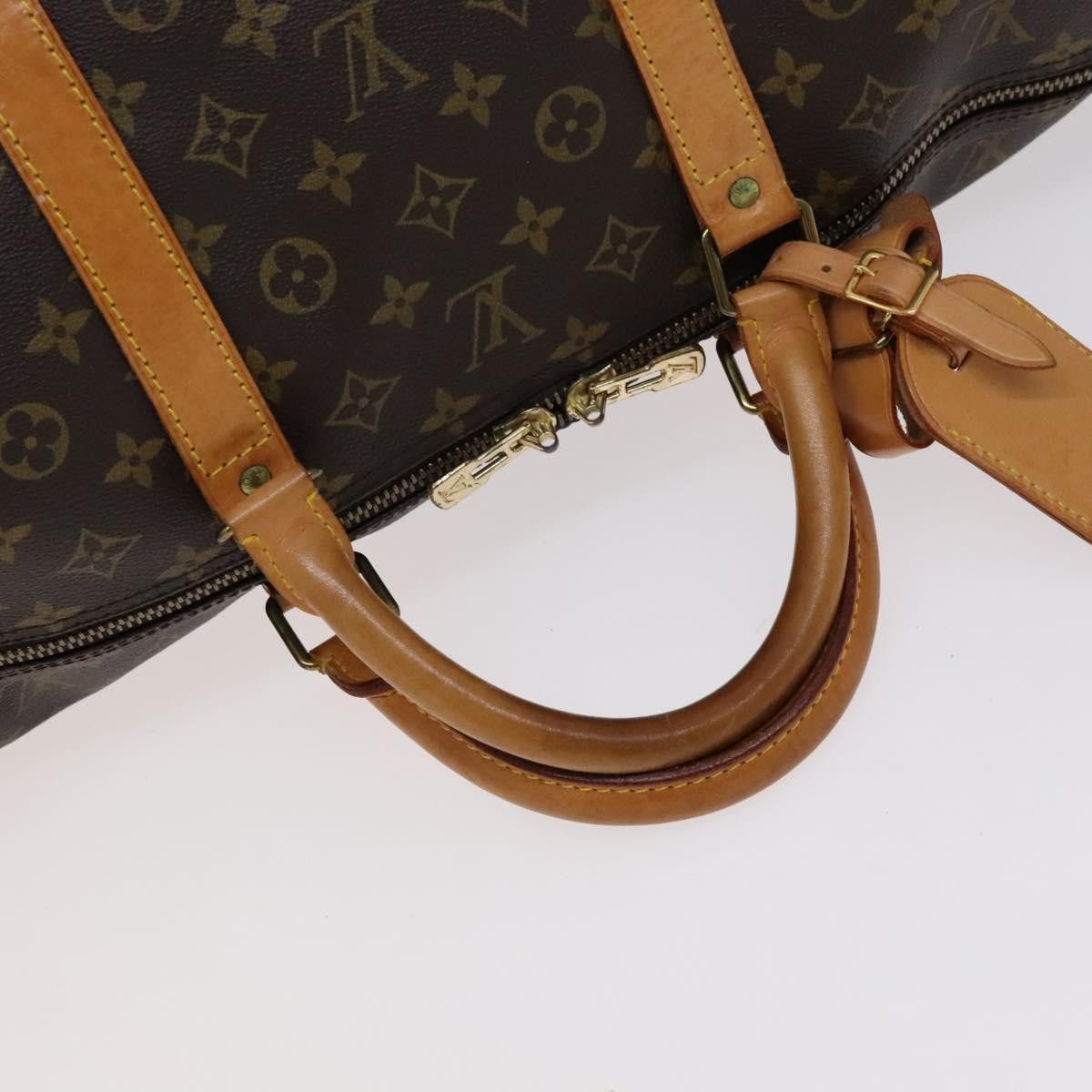Louis Vuitton Keepall 60 Brown Canvas Travel Bag (Pre-Owned) Size ONE SIZE - 10 Thumbnail