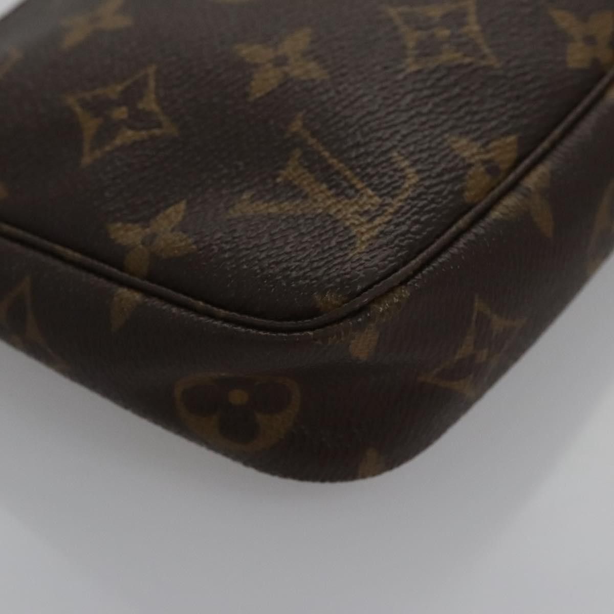Louis Vuitton Pochette Accessoire Brown Canvas Clutch Bag (Pre-Owned) Size ONE SIZE - 6 Thumbnail
