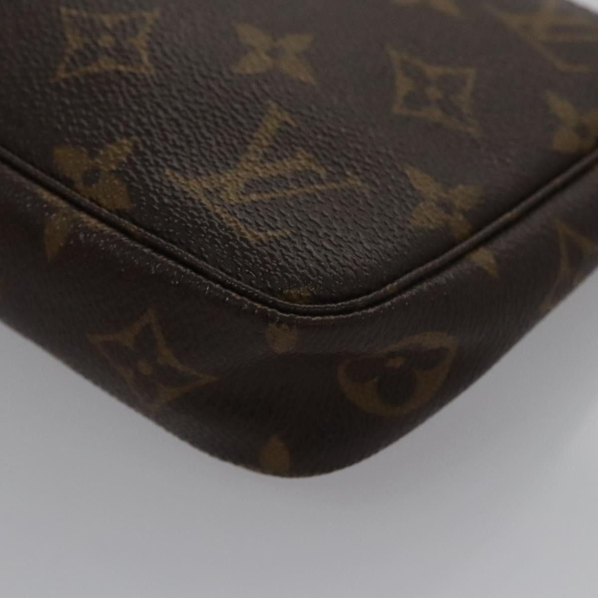 Louis Vuitton Pochette Accessoire Brown Canvas Clutch Bag (Pre-Owned) Size ONE SIZE - 9 Thumbnail