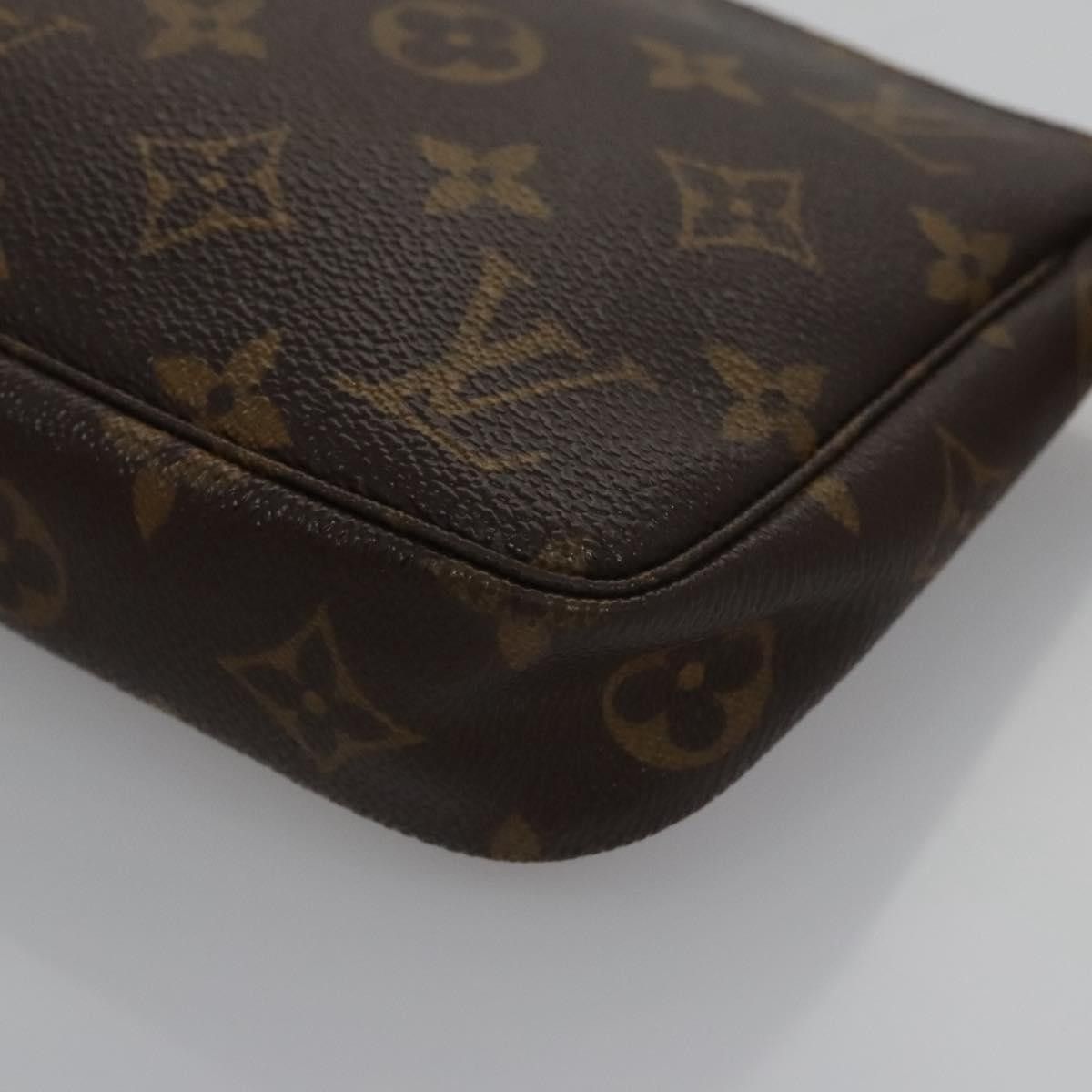 Louis Vuitton Pochette Accessoire Brown Canvas Clutch Bag (Pre-Owned) Size ONE SIZE - 7 Thumbnail