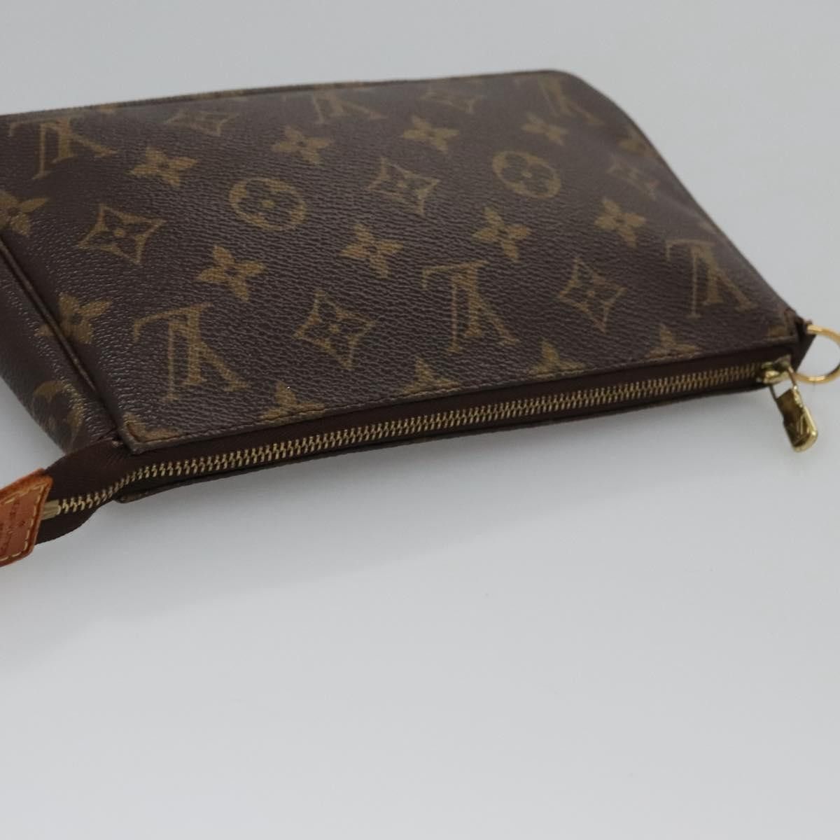 Louis Vuitton Pochette Accessoire Brown Canvas Clutch Bag (Pre-Owned) Size ONE SIZE - 10 Thumbnail