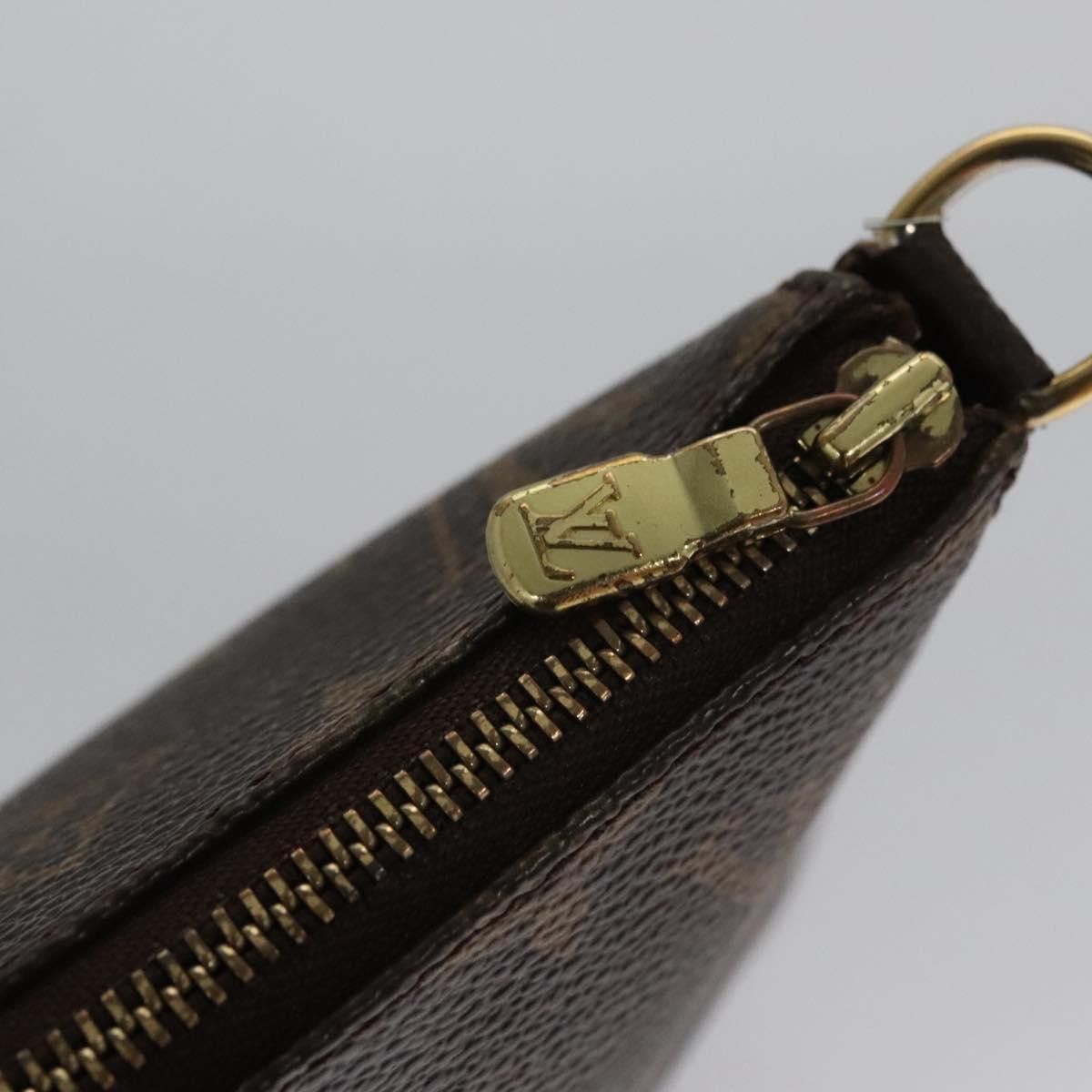 Louis Vuitton Pochette Accessoire Brown Canvas Clutch Bag (Pre-Owned) Size ONE SIZE - 11 Thumbnail