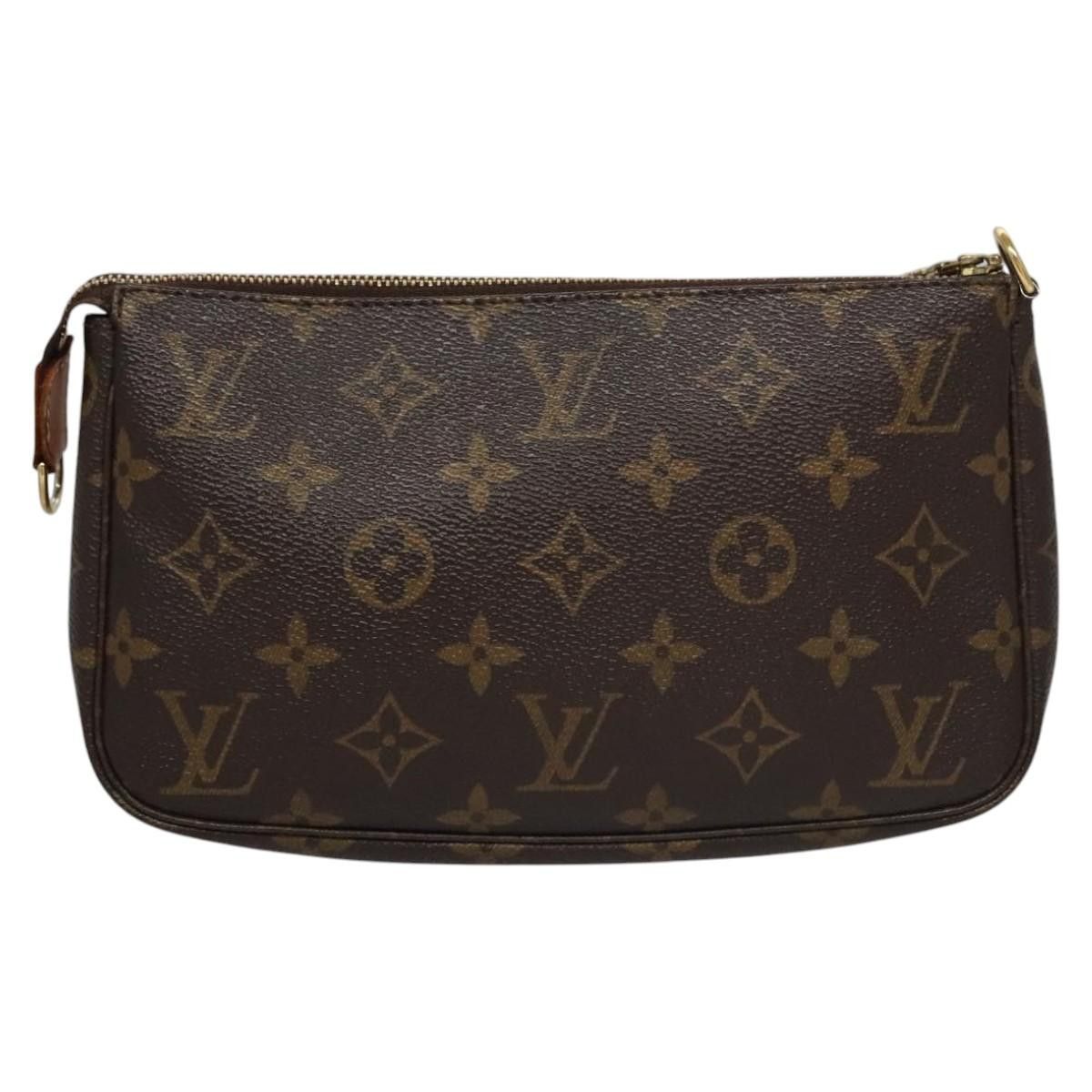 Louis Vuitton Pochette Accessoire Brown Canvas Clutch Bag (Pre-Owned) Size ONE SIZE - 2 Thumbnail