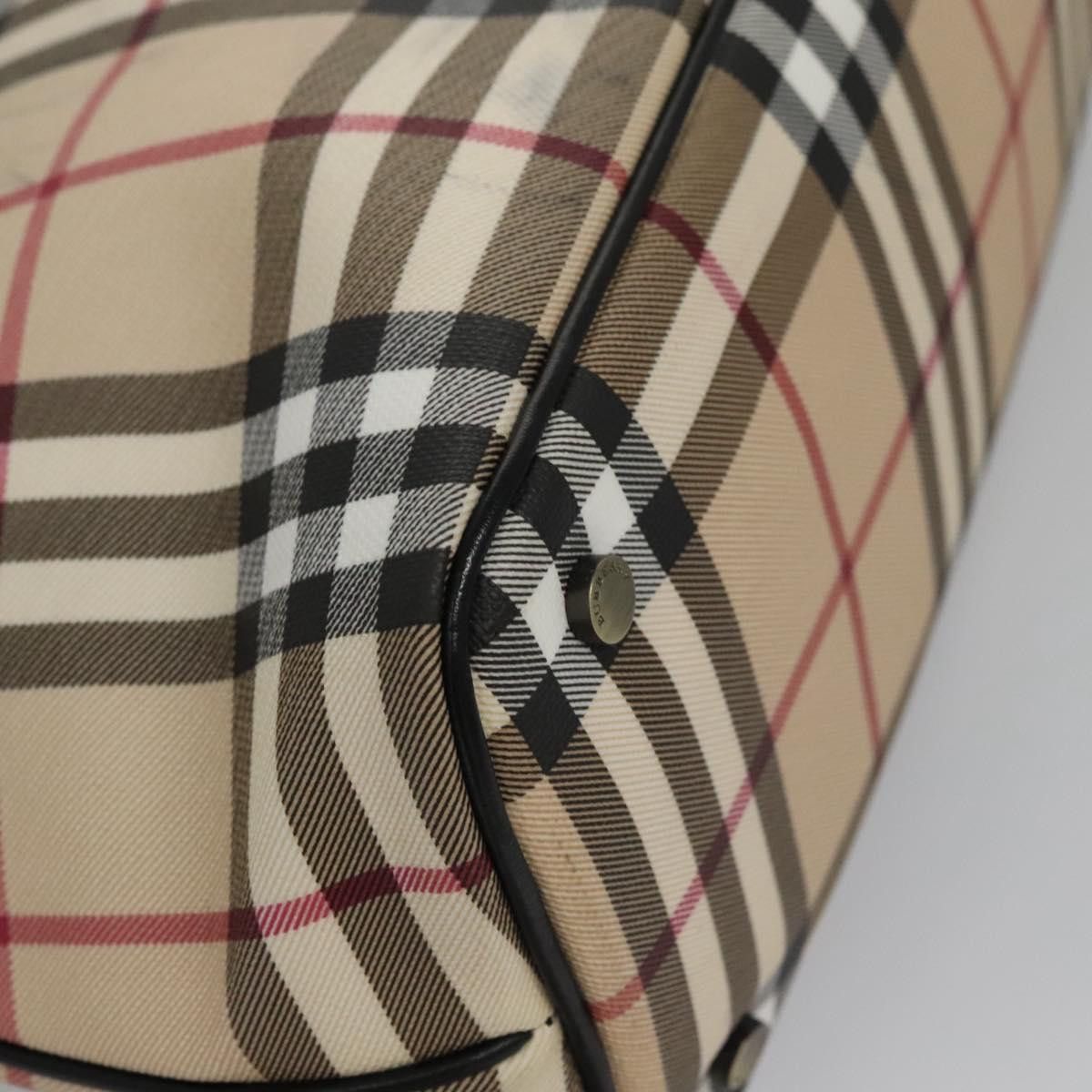 Burberry Nova Check Beige Canvas Tote Bag (Pre-Owned) Size ONE SIZE - 15 Thumbnail