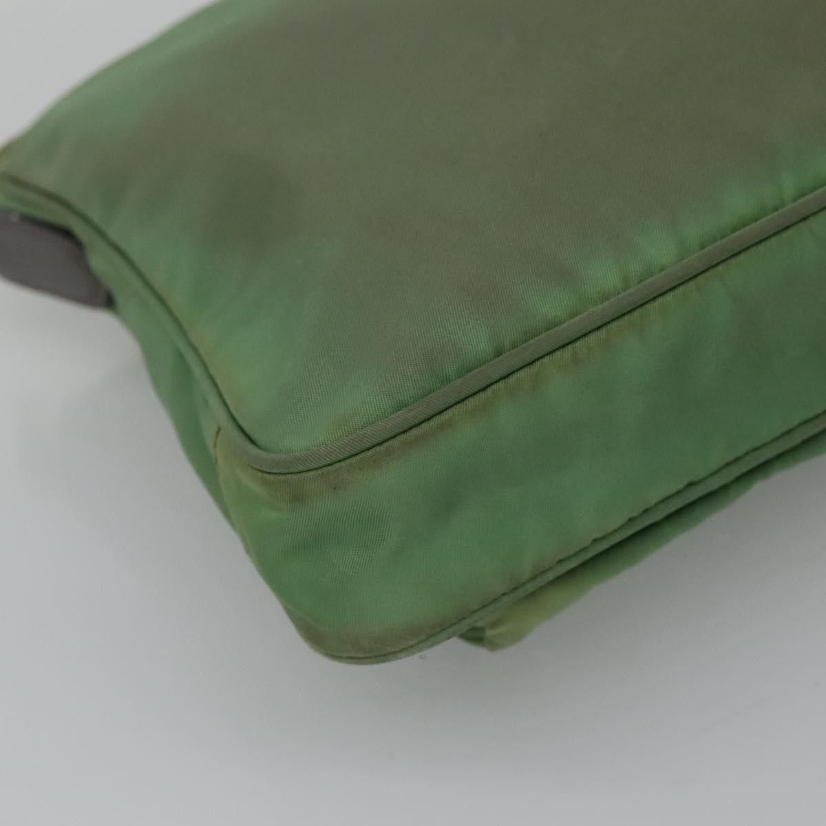 Prada Tessuto Green Synthetic Shoulder Bag (Pre-Owned) Size ONE SIZE - 9 Thumbnail