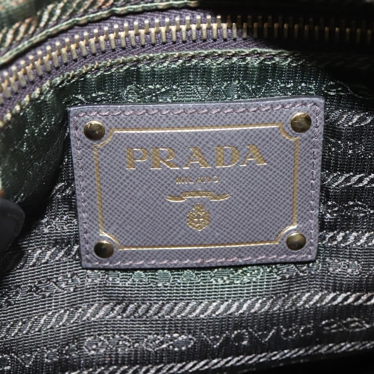 Prada Tessuto Green Synthetic Shoulder Bag (Pre-Owned) Size ONE SIZE - 16 Thumbnail