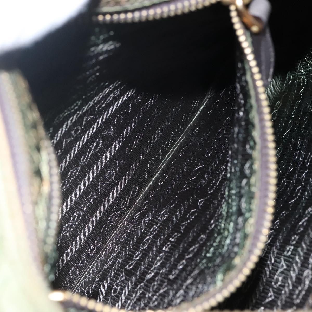 Prada Tessuto Green Synthetic Shoulder Bag (Pre-Owned) Size ONE SIZE - 12 Thumbnail