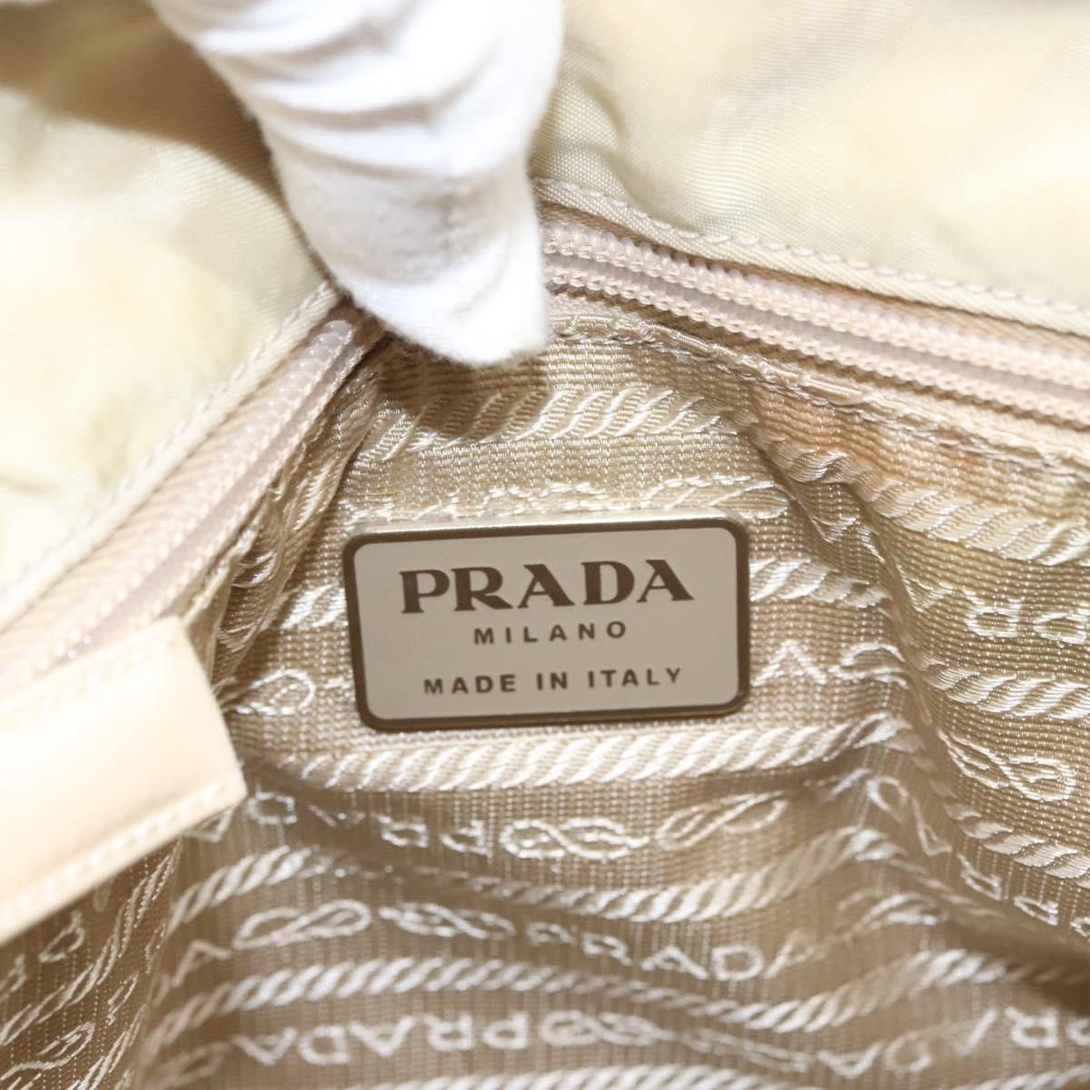 Prada Re-Nylon Ecru Synthetic Tote Bag (Pre-Owned) Size ONE SIZE - 14 Thumbnail