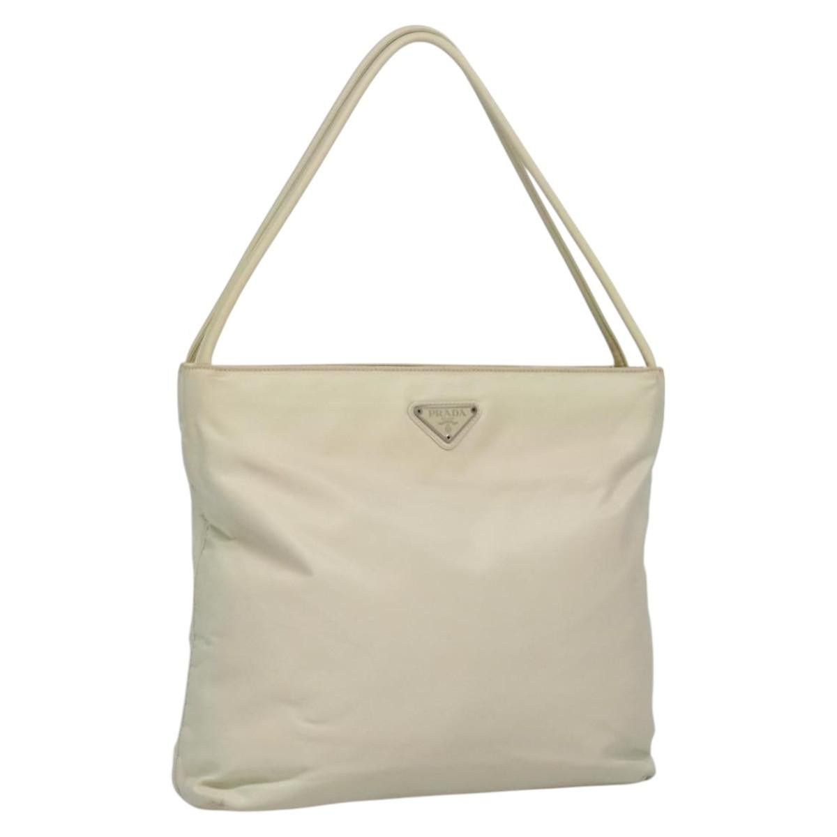 Prada Re-Nylon Ecru Synthetic Tote Bag (Pre-Owned) Size ONE SIZE - 19 Thumbnail