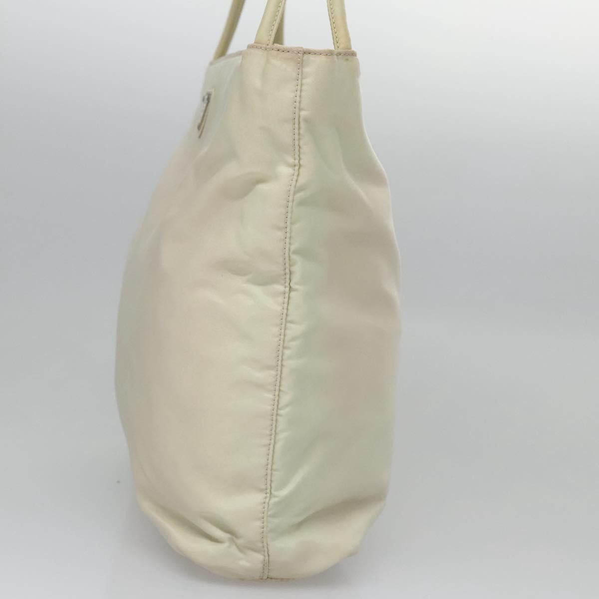 Prada Re-Nylon Ecru Synthetic Tote Bag (Pre-Owned) Size ONE SIZE - 3 Thumbnail