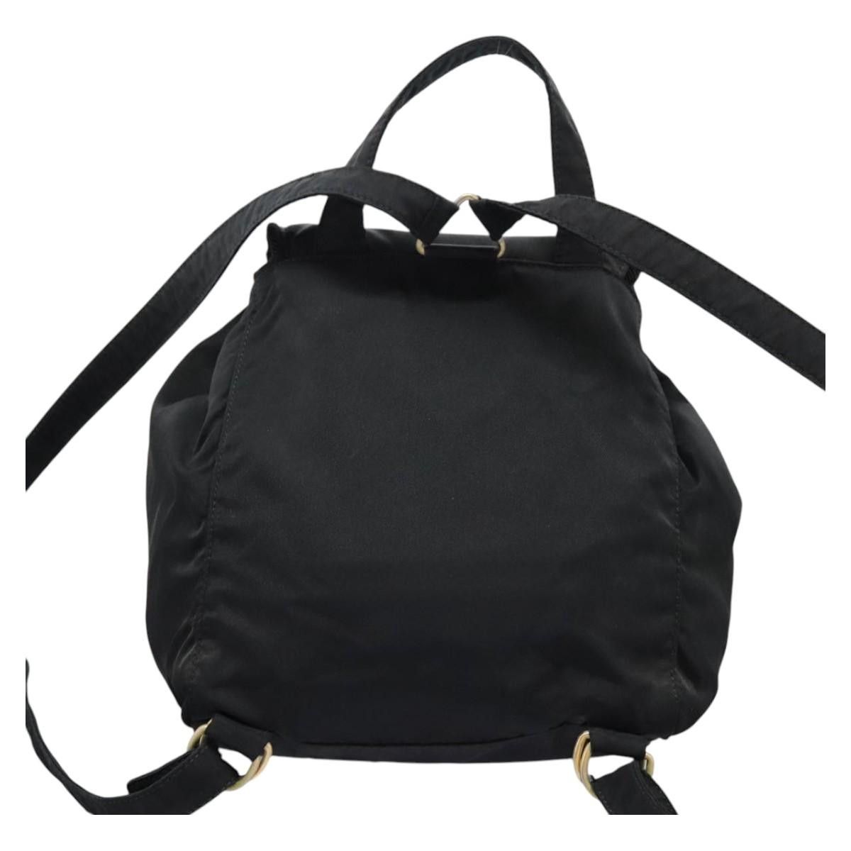 Prada Tessuto Black Synthetic Backpack Bag (Pre-Owned) Size ONE SIZE - 2 Thumbnail