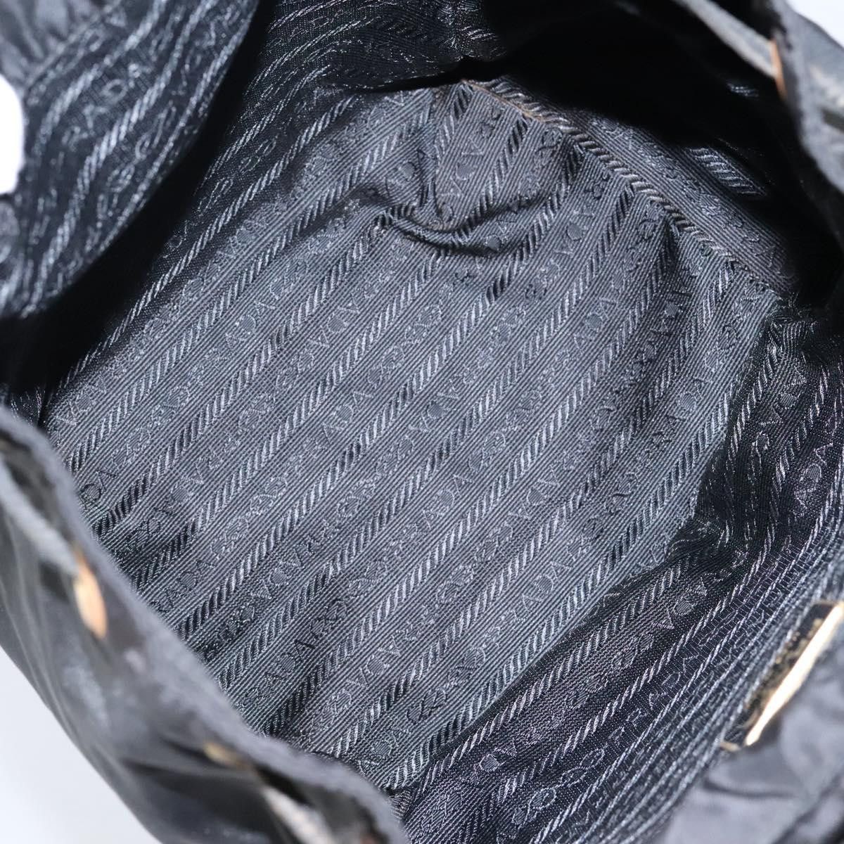 Prada Tessuto Black Synthetic Backpack Bag (Pre-Owned) Size ONE SIZE - 8 Thumbnail