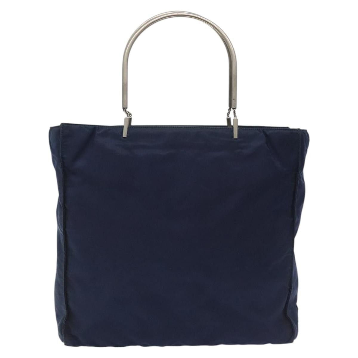 Prada Tessuto Navy Synthetic Tote Bag (Pre-Owned) Size ONE SIZE - 2 Thumbnail