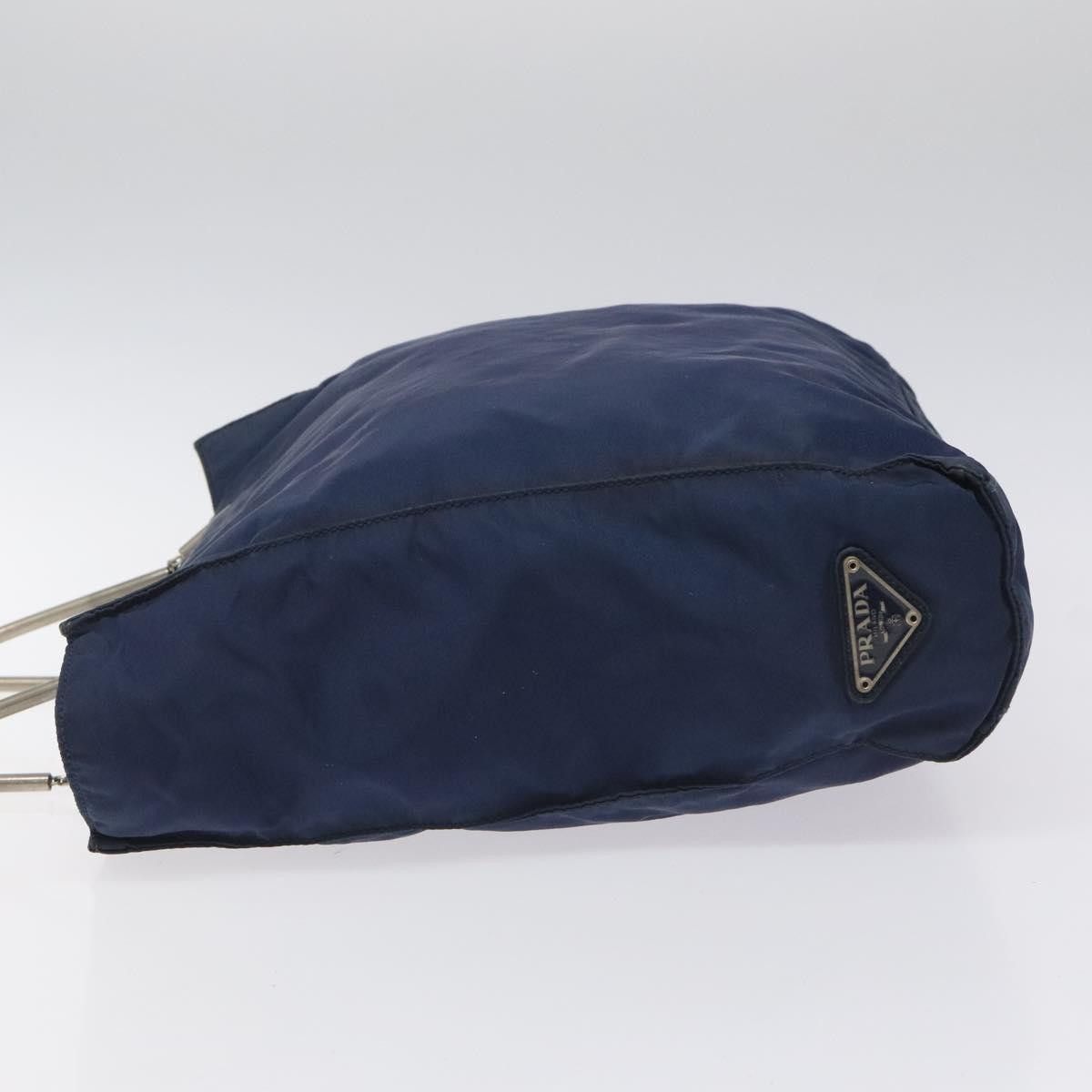Prada Tessuto Navy Synthetic Tote Bag (Pre-Owned) Size ONE SIZE - 4 Thumbnail