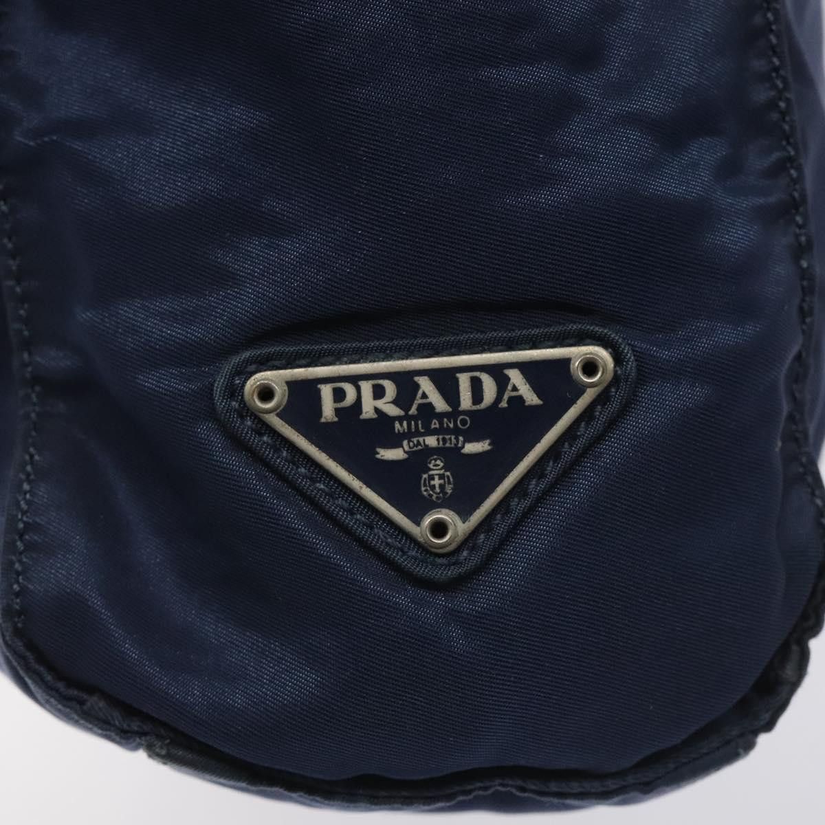 Prada Tessuto Navy Synthetic Tote Bag (Pre-Owned) Size ONE SIZE - 13 Thumbnail