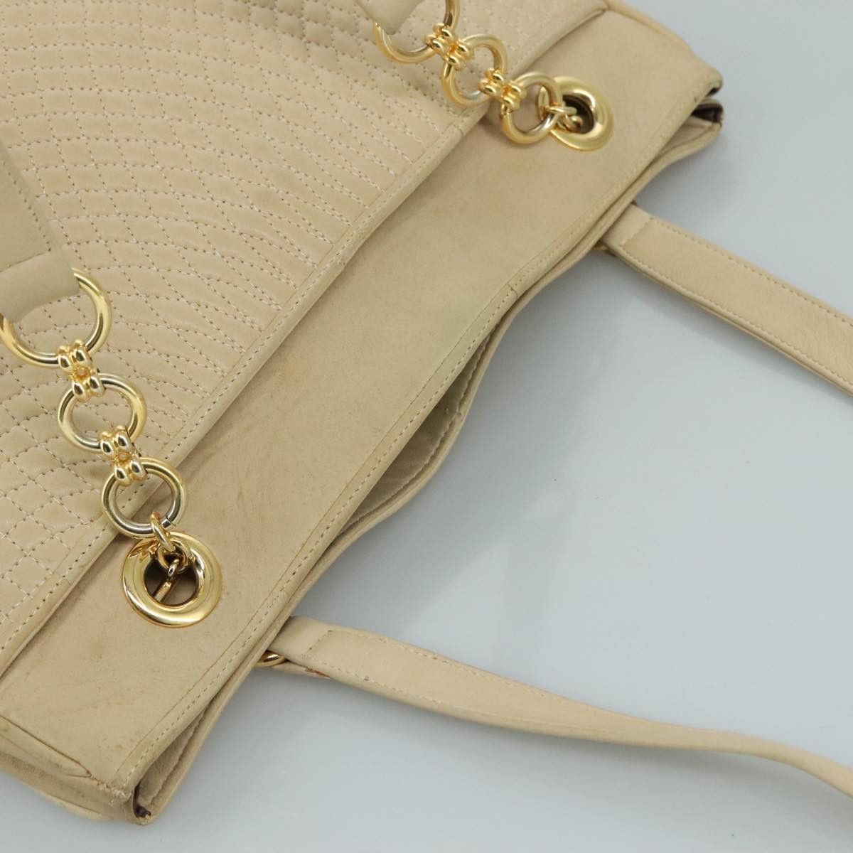 Bally Beige Leather Tote Bag (Pre-Owned) Size ONE SIZE - 8 Thumbnail