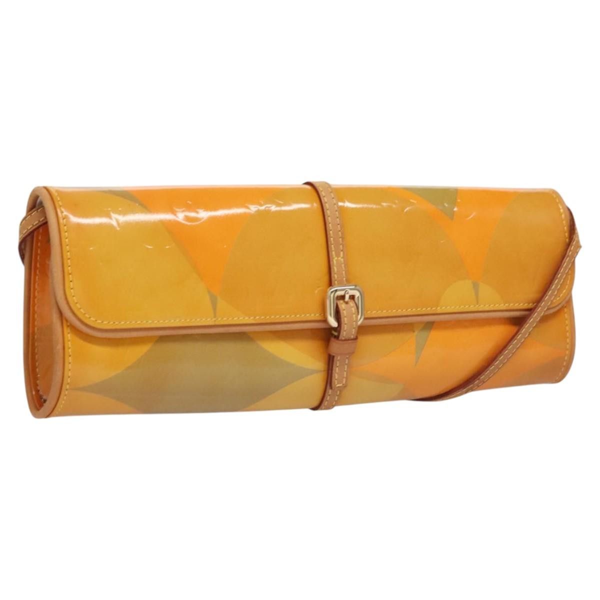 Louis Vuitton Yellow Patent Leather Clutch Bag (Pre-Owned) Size ONE SIZE - 18 Thumbnail