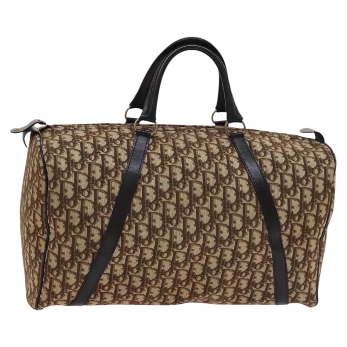 Dior Boston Brown Canvas Travel Bag (Pre-Owned) Size ONE SIZE - 18 Thumbnail