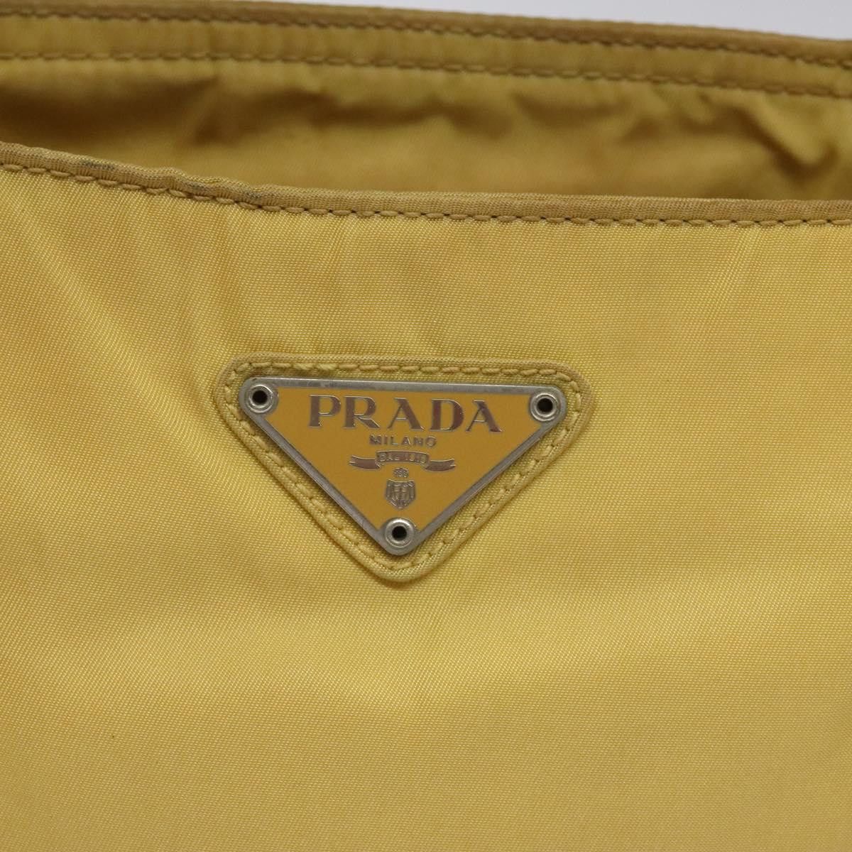 Prada Re-Nylon Yellow Synthetic Handbag (Pre-Owned) Size ONE SIZE - 12 Thumbnail