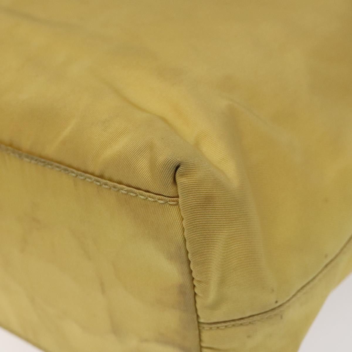 Prada Re-Nylon Yellow Synthetic Handbag (Pre-Owned) Size ONE SIZE - 9 Thumbnail