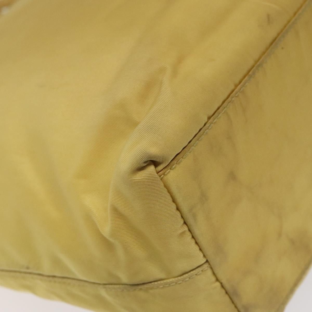 Prada Re-Nylon Yellow Synthetic Handbag (Pre-Owned) Size ONE SIZE - 10 Thumbnail