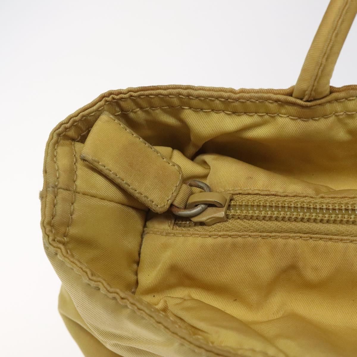 Prada Re-Nylon Yellow Synthetic Handbag (Pre-Owned) Size ONE SIZE - 14 Thumbnail
