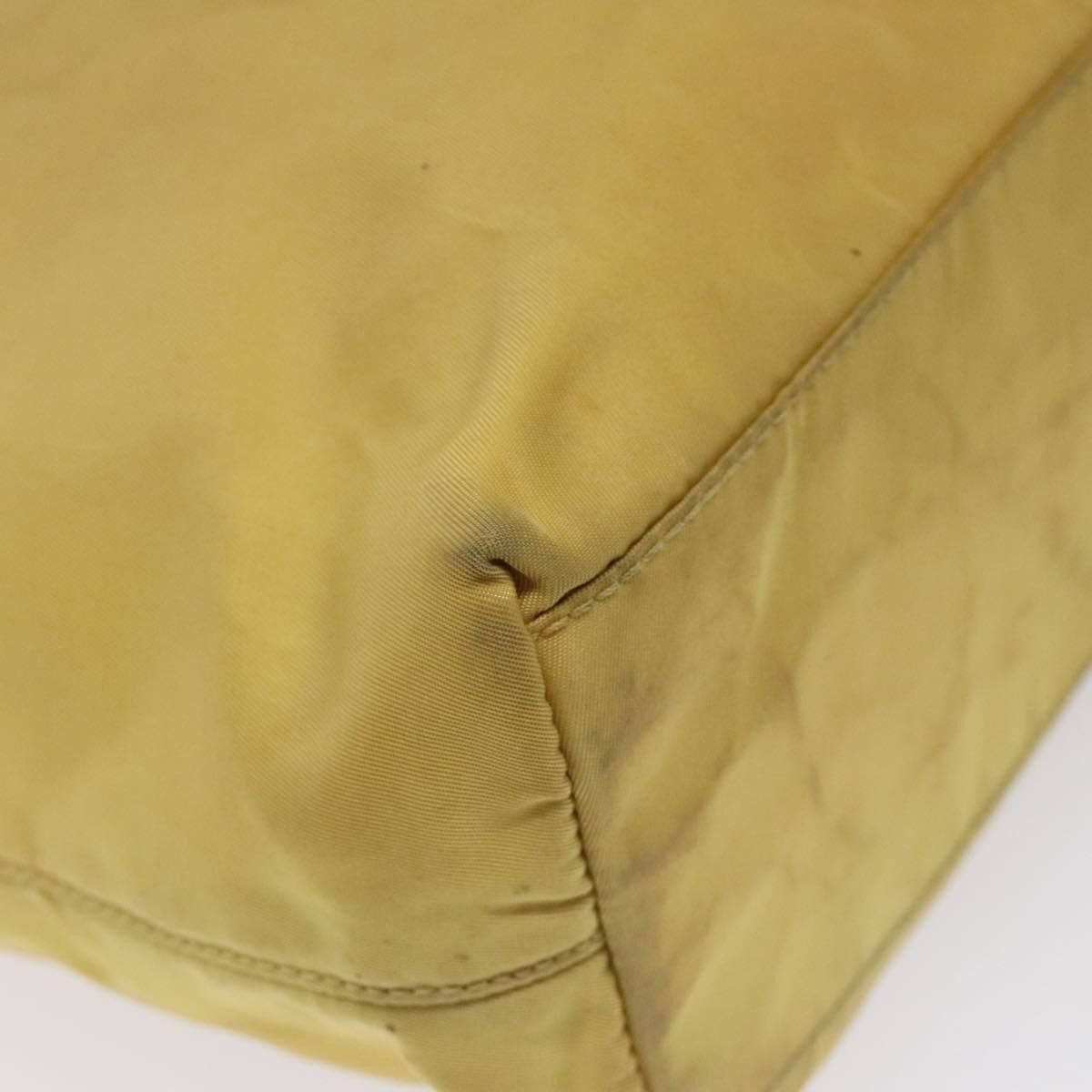 Prada Re-Nylon Yellow Synthetic Handbag (Pre-Owned) Size ONE SIZE - 8 Thumbnail