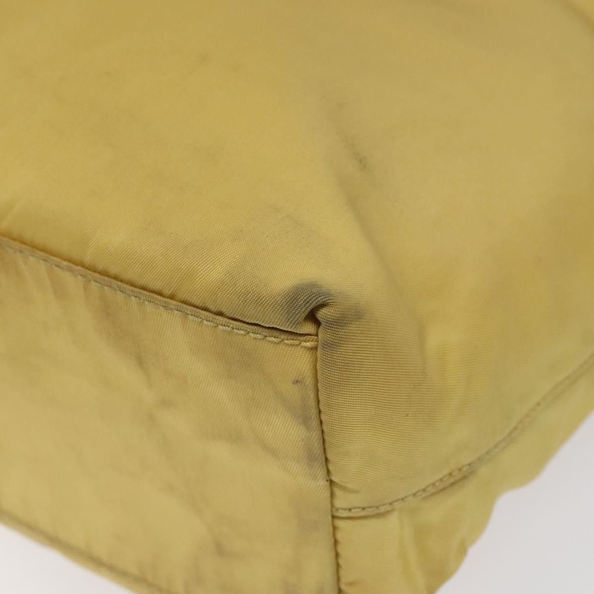 Prada Re-Nylon Yellow Synthetic Handbag (Pre-Owned) Size ONE SIZE - 7 Thumbnail