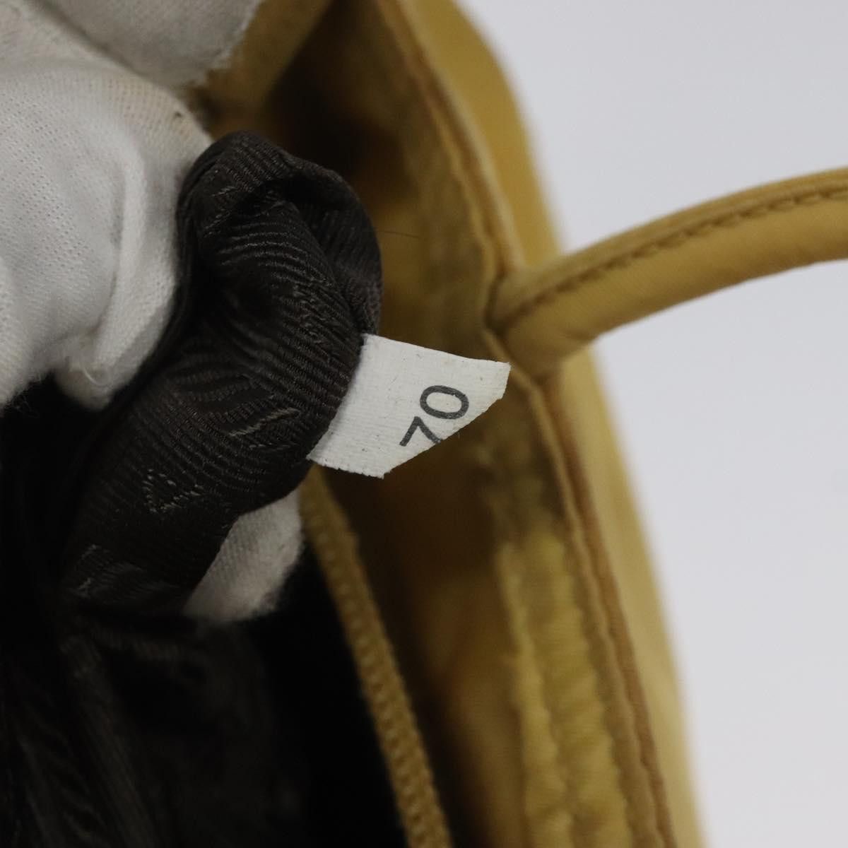 Prada Re-Nylon Yellow Synthetic Handbag (Pre-Owned) Size ONE SIZE - 17 Thumbnail