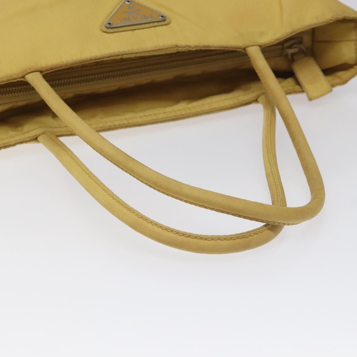Prada Re-Nylon Yellow Synthetic Handbag (Pre-Owned) Size ONE SIZE - 5 Thumbnail
