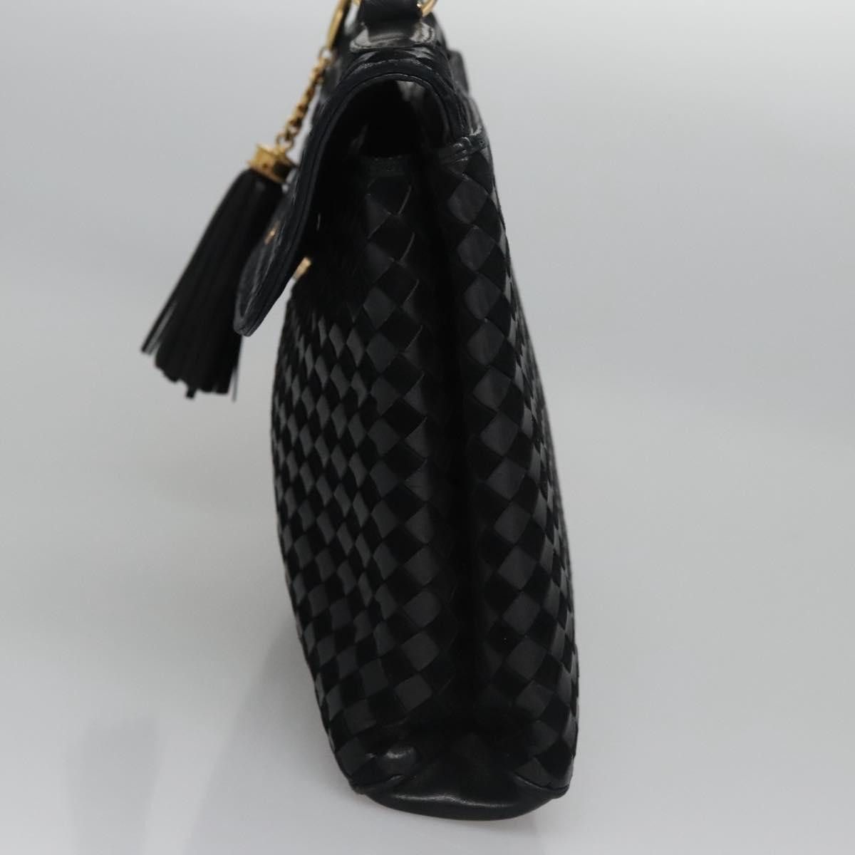 Bally Black Leather Handbag (Pre-Owned) Size ONE SIZE - 3 Thumbnail